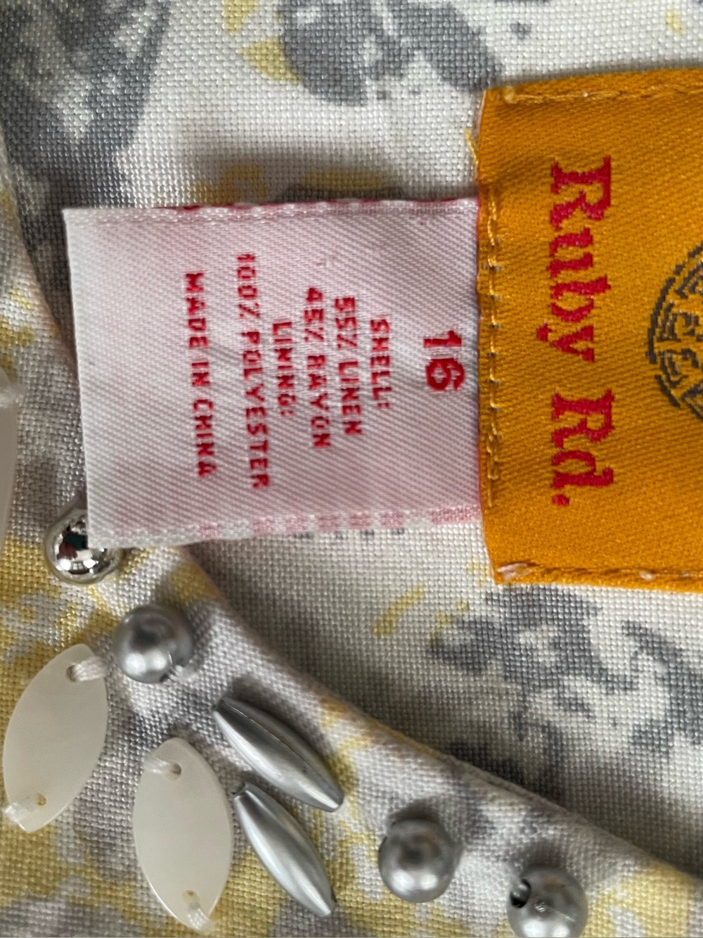 Ruby Rd. Linen dress - Picture 4 of 10